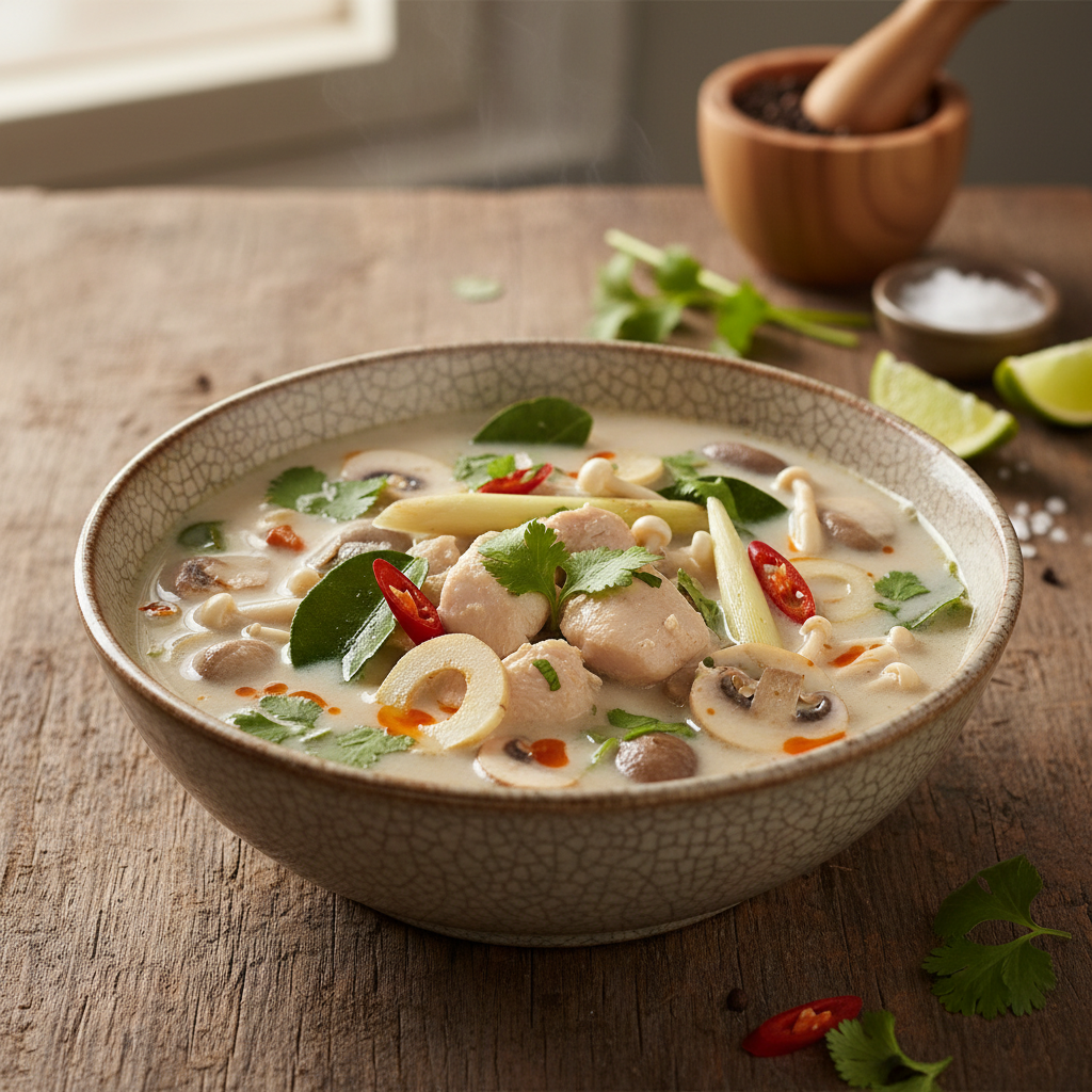 Autentne Tom Kha supp: valmista ise kodus lihtsalt