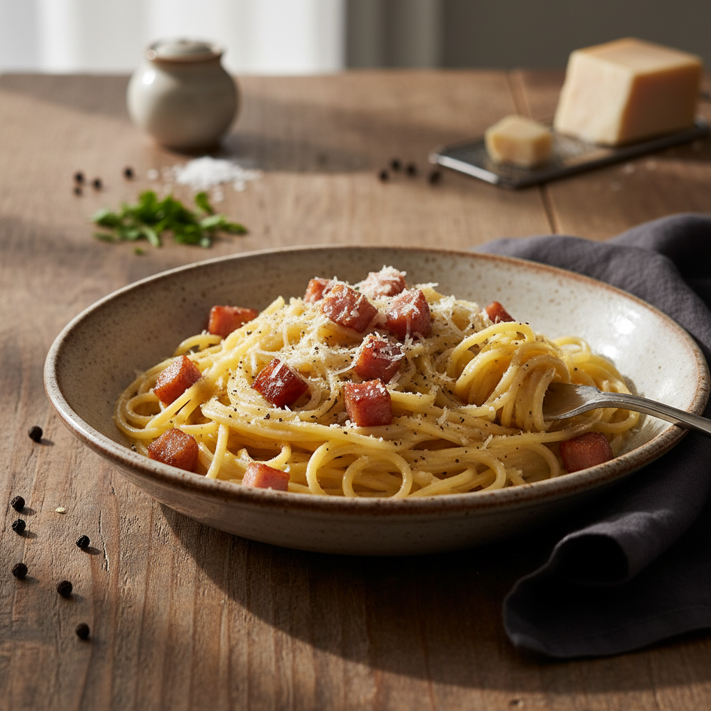 Kiire ja ehtne Carbonara: maitsev õhtusöök 15 minutiga