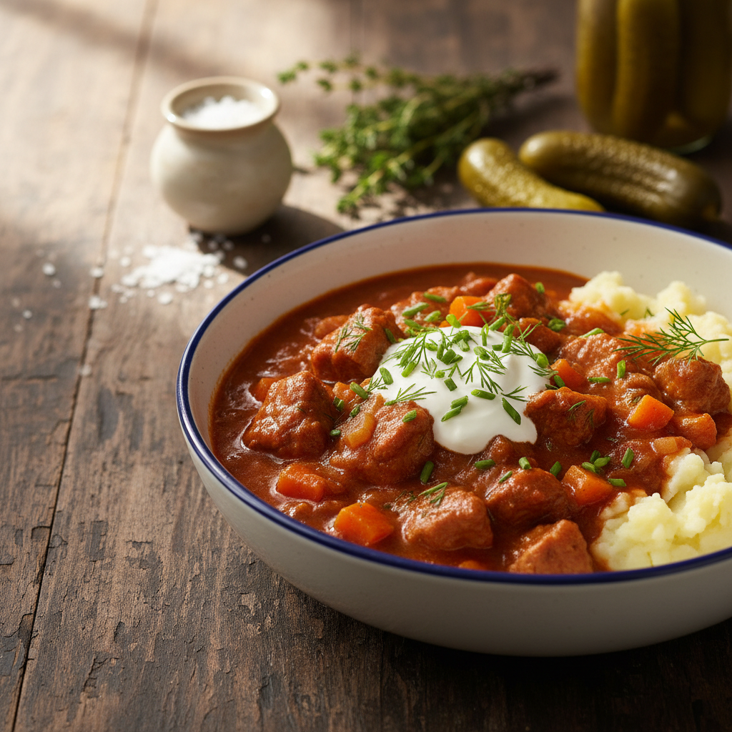 Kodune sealihaguljašš: tummine klassika vanaema moodi