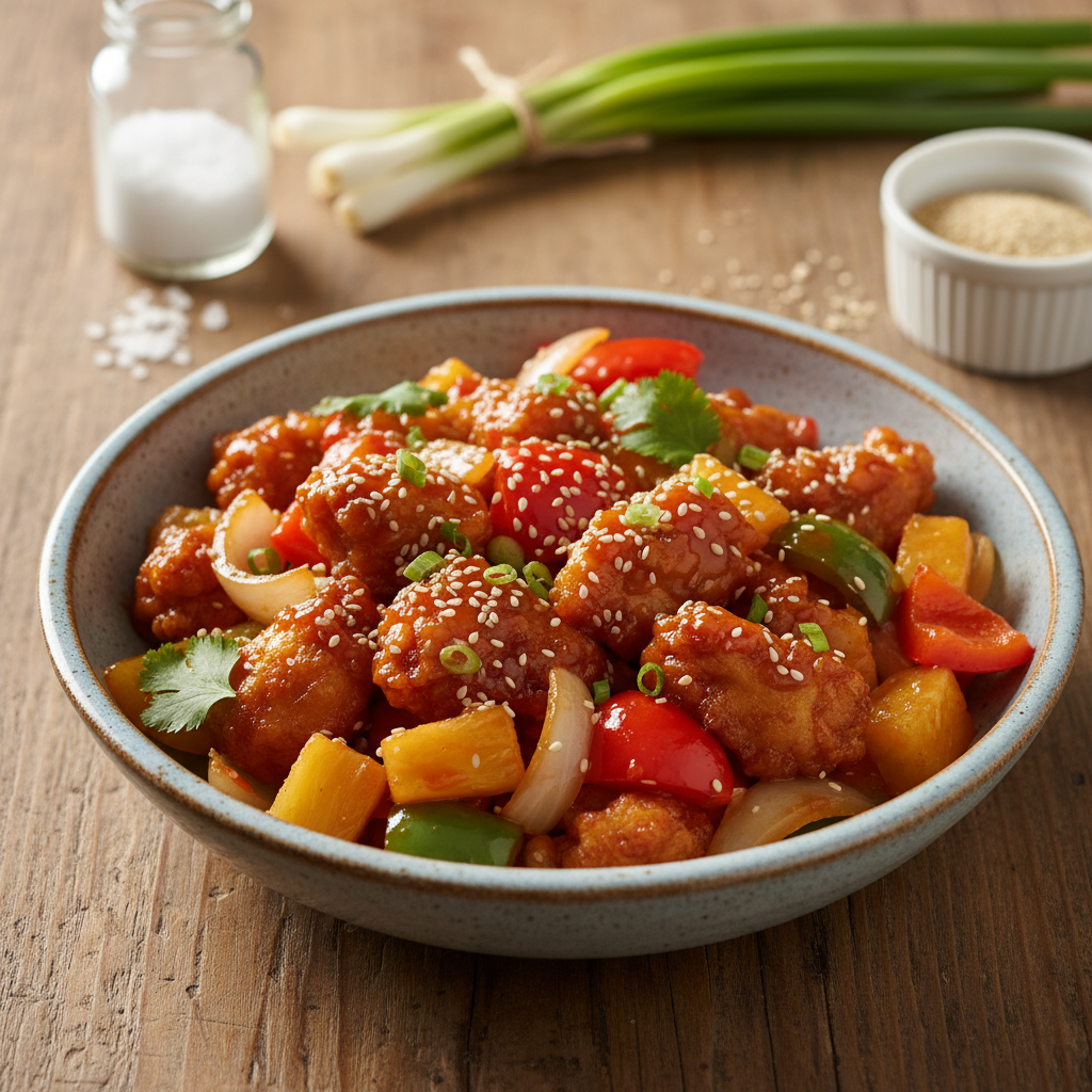 Krõbe magushapu kana 20 minutiga: parem kui restoranis