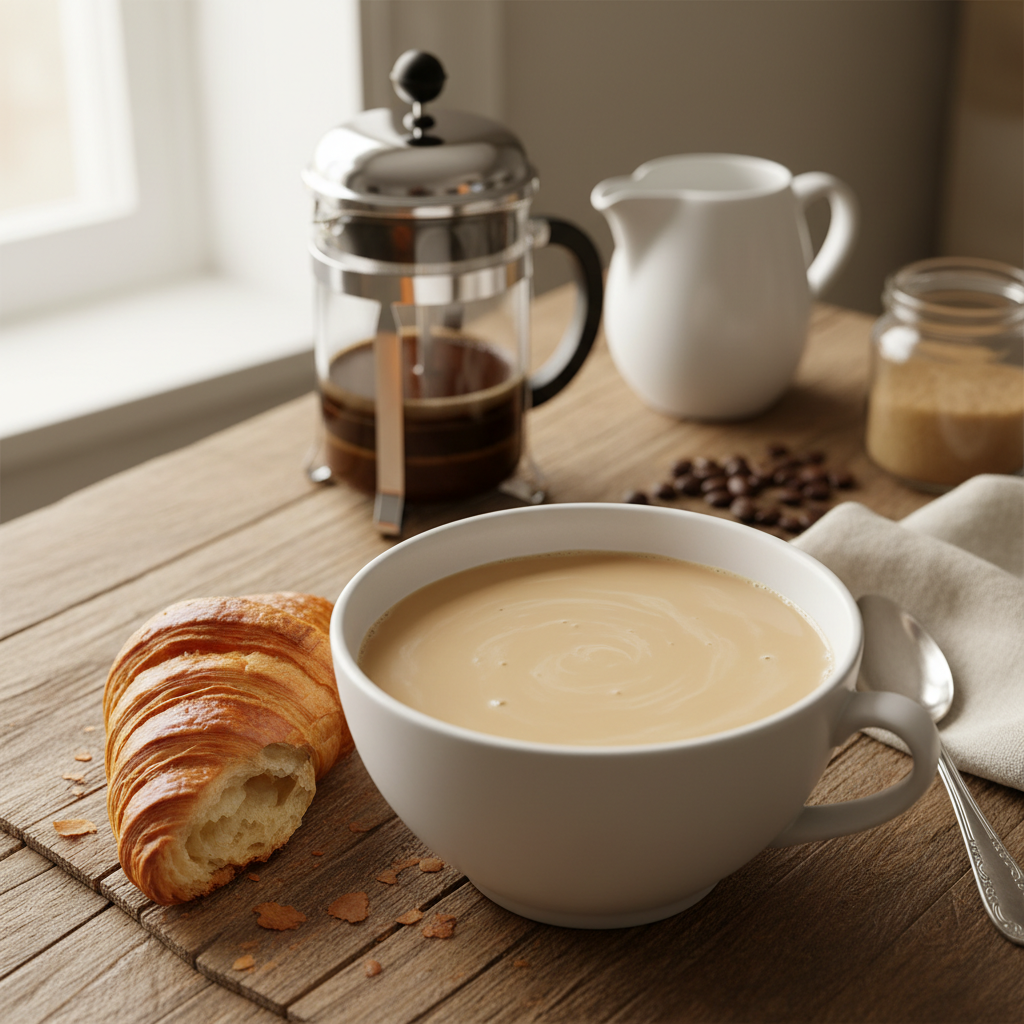 Kuidas valmistada täiuslik café au lait? Lihtne nipp