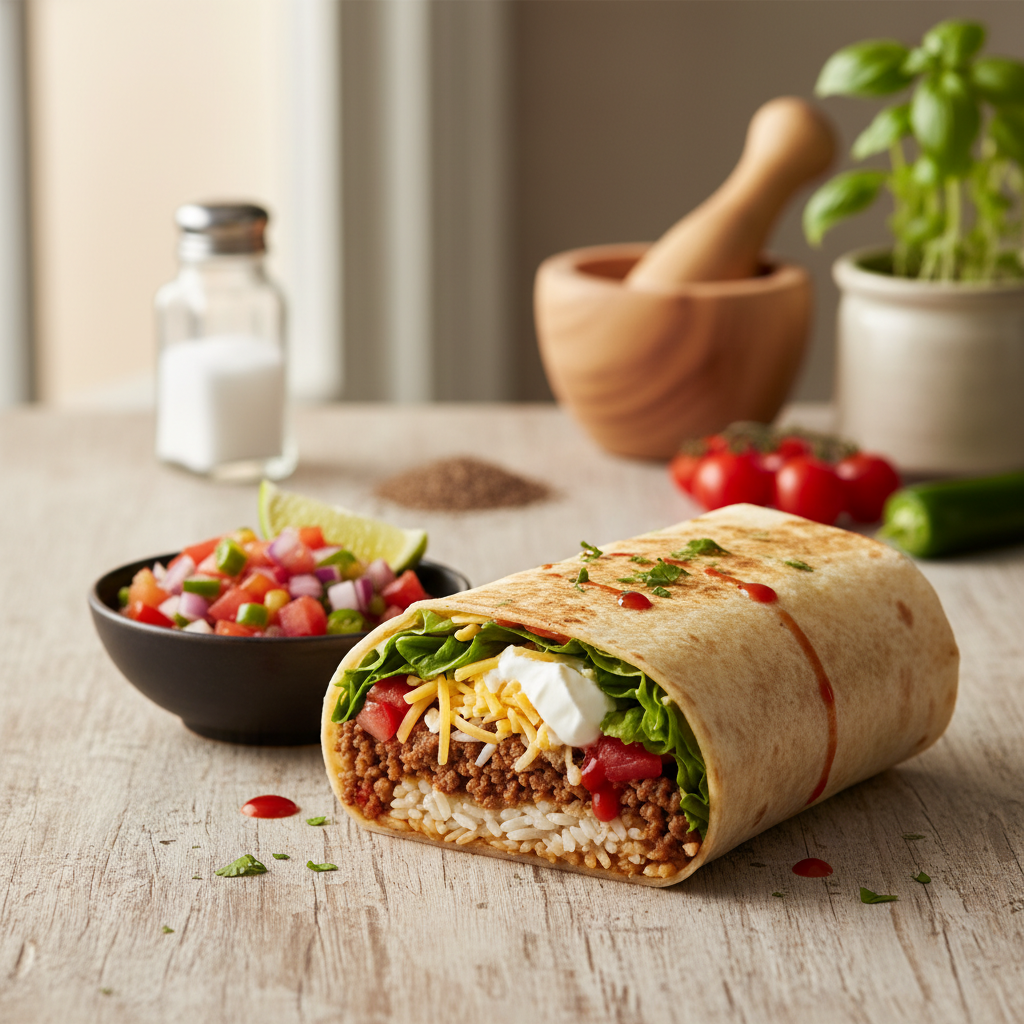 Lihtne kodune burrito: maitsev õhtusöök 15 minutiga