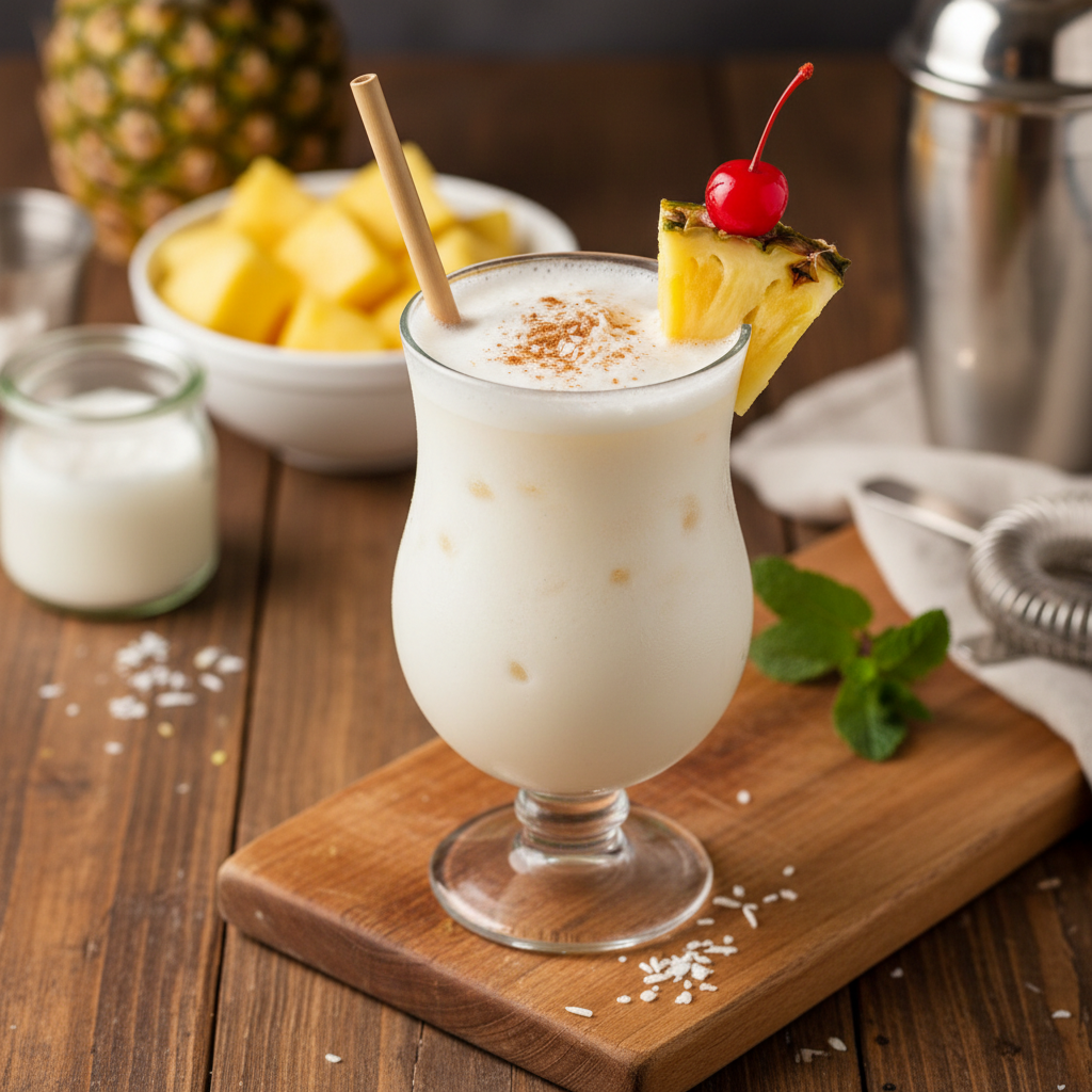 Lihtne piña colada retsept: valmista suvine kokteil ise