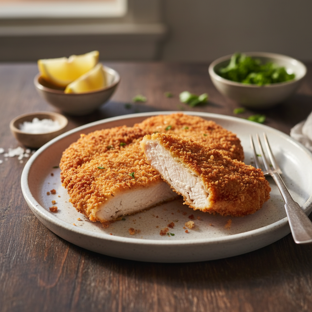 Mahlane ja krõbe paneeritud kana: lihtne nipp