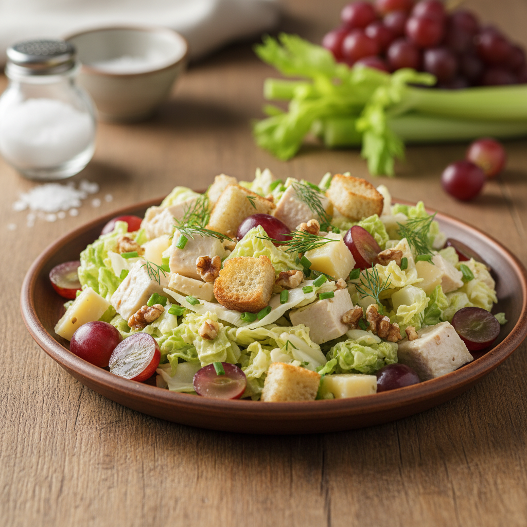 Mahlane suitsukanasalat: lihtne ja kiire retsept