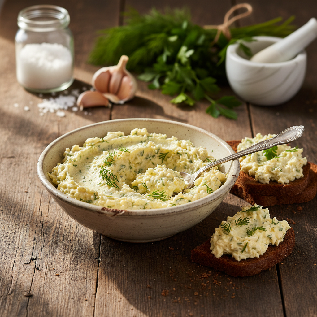 Maitsev juustu-küüslaugumääre: valmib vaid minutitega