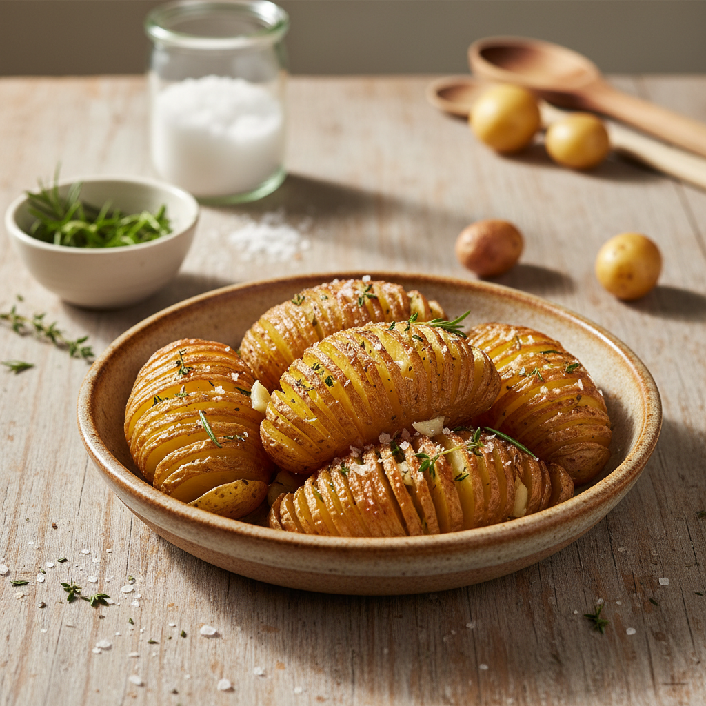 Nipp: Kuidas valmistada üli-krõbedaid Hasselbacki kartuleid