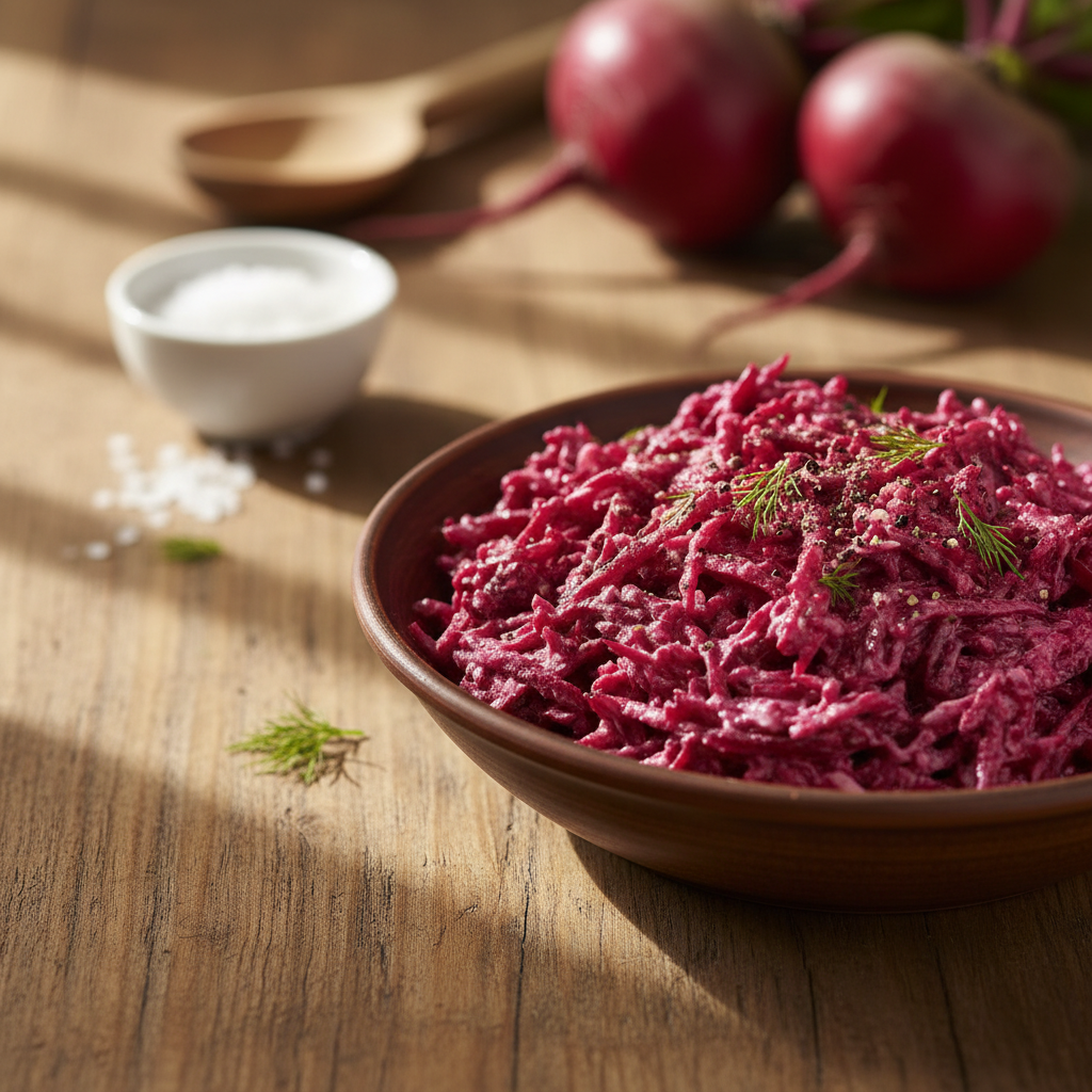 Peedi-küüslaugusalat: kiire ja maitsev klassika