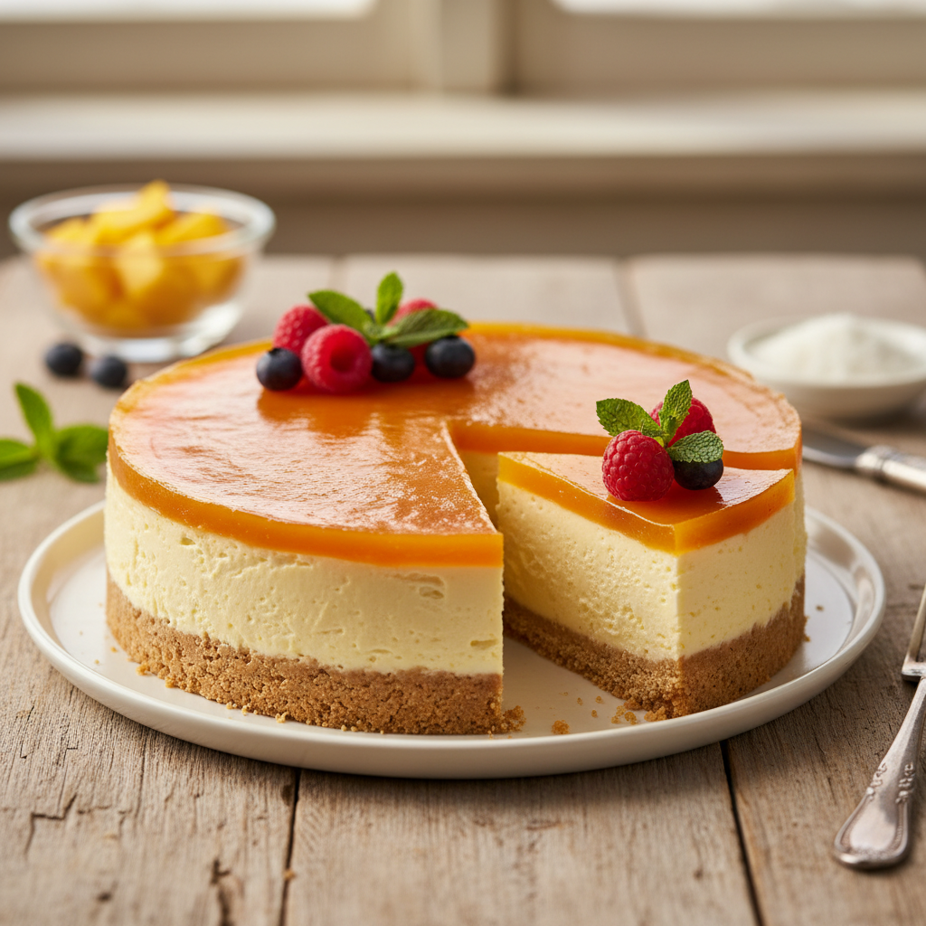 Retsept: imeline mangotoorjuustukook, mis viib keele alla