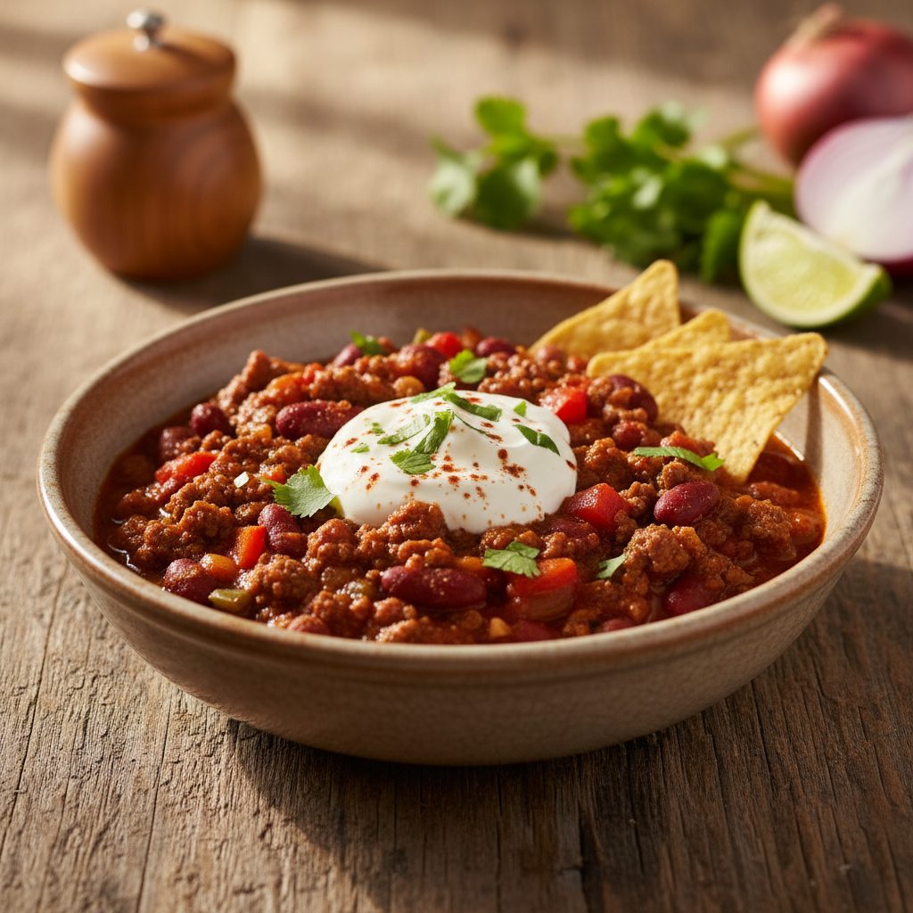 Retsept: Lihtne ja toitev tšilli con carne kogu perele