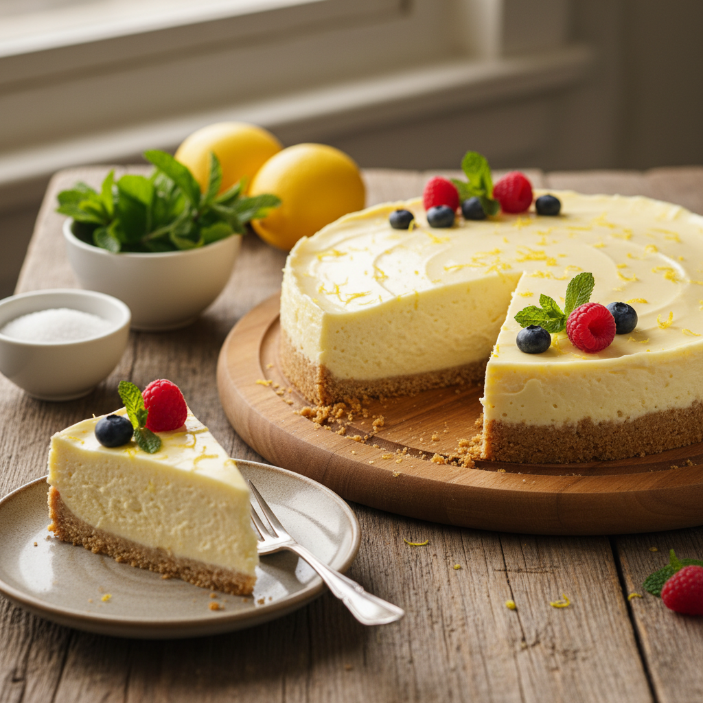 Retsept: Suussulav küpsetamata sidrunitoorjuustukook