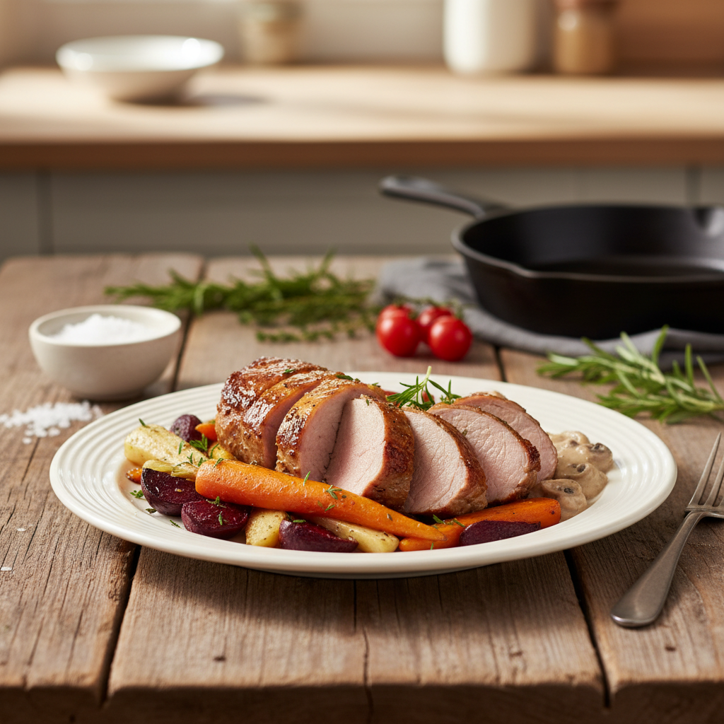 Sea sisefilee ahjus: nipp, kuidas liha jääb ülimahlane