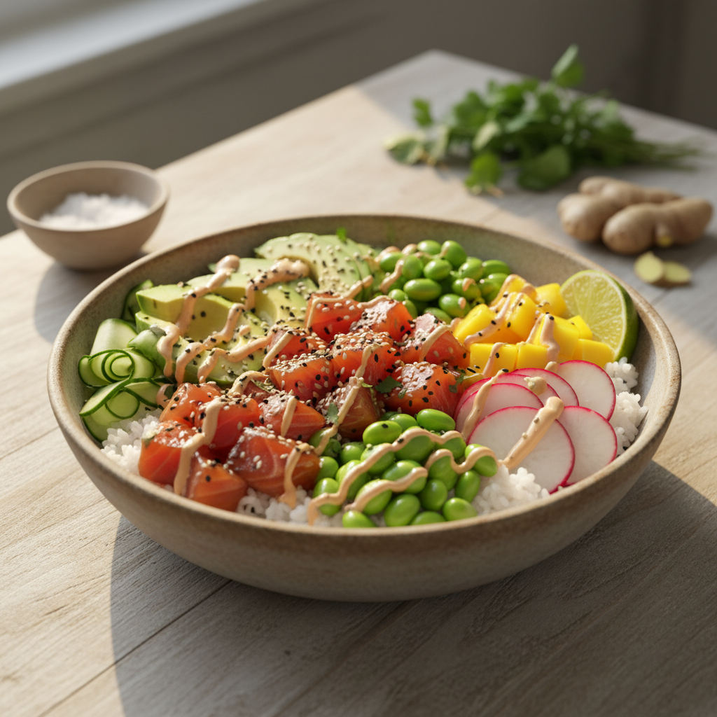 Tervislik poke-kauss kodus: lihtne retsept minutitega