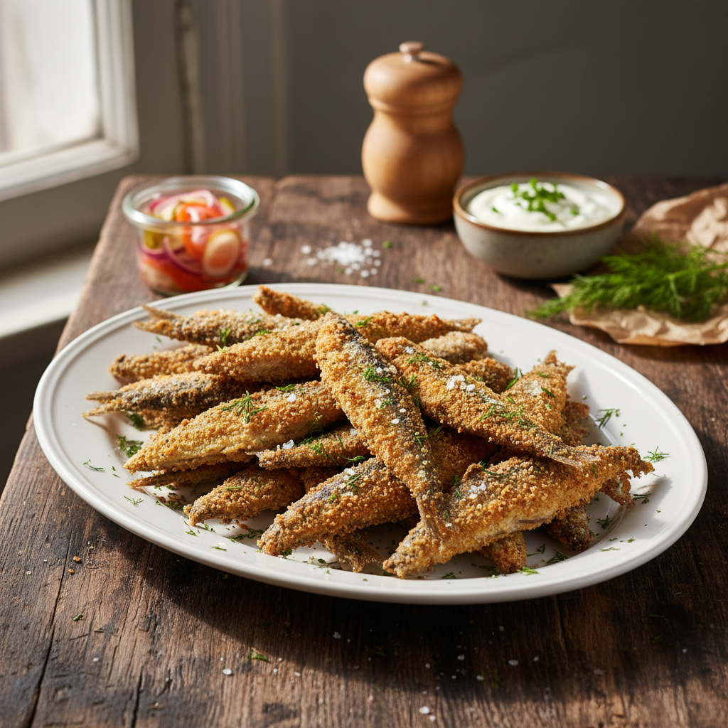 Vanaema krõbedad praetud räimed: lihtne ja kiire retsept