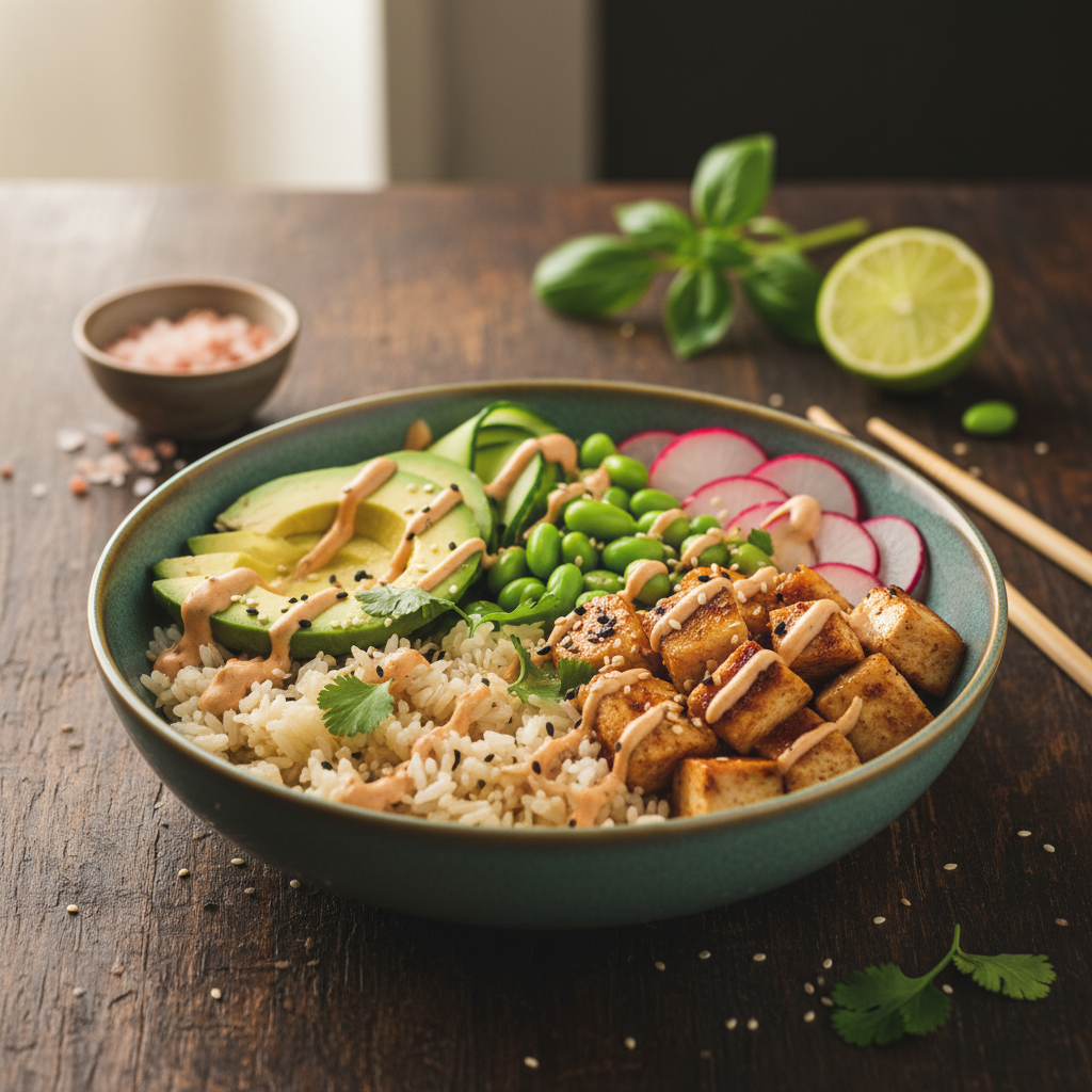 Kiire kanaga pokekauss: tervislik retsept minutitega