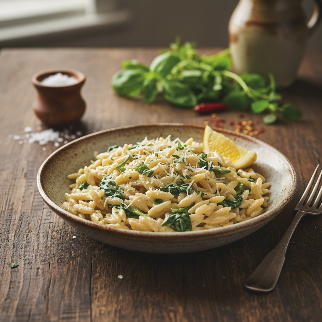 Kiire õhtusöök: suussulav orzo-pasta kogu perele