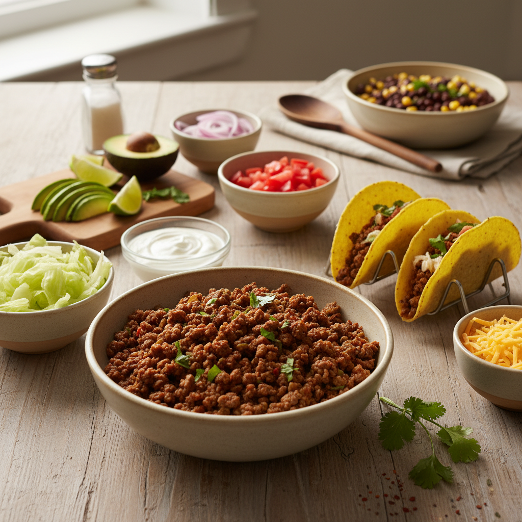 Kiire õhtusöök: Tacod hakklihaga kogu perele