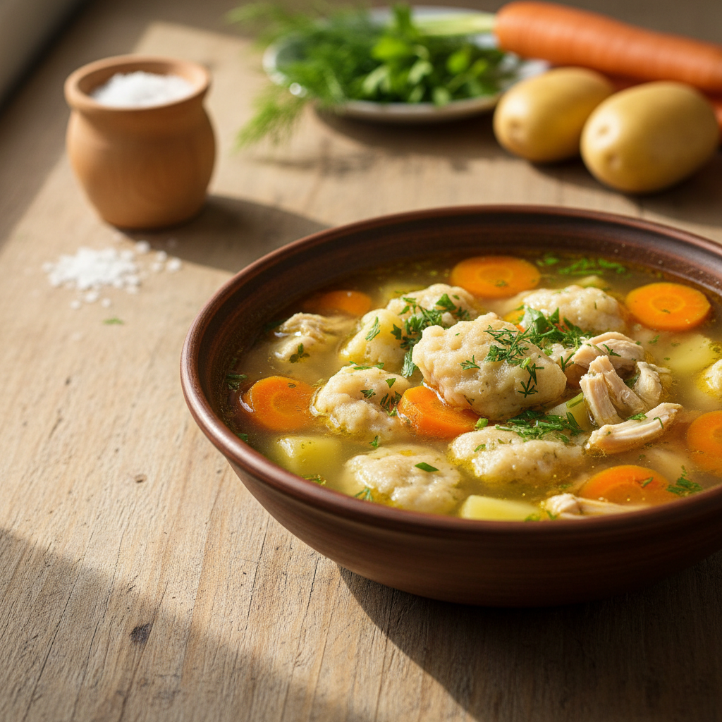 Klassikaline kanaklimbisupp: lihtne ja maitsev retsept