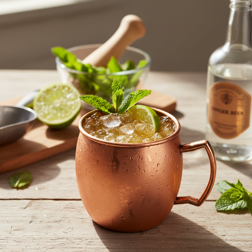 Klassikaline Moscow Mule: värskendav retsept vaid minutitega
