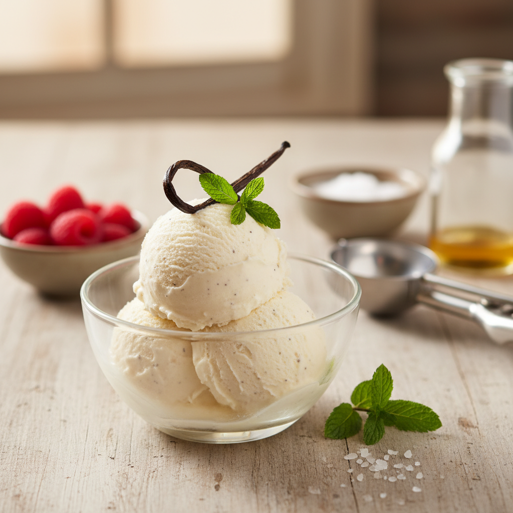 Kodune kondenspiimajäätis vaid kolmest koostisosast