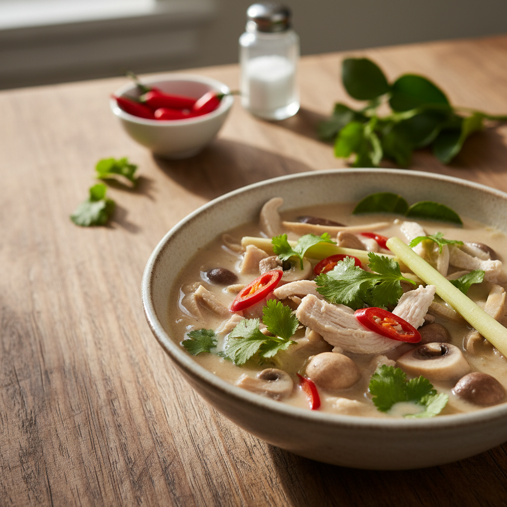 Lihtsaim Tom Kha retsept: valmista kodus restoranisuppi