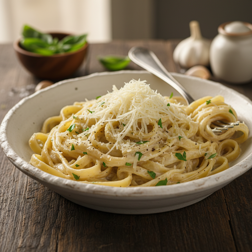 Luksuslik õhtusöök 15 minutiga: koorene Alfredo pasta