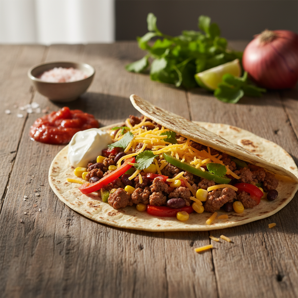 Mahlane hakklihatortilla: parim kiire õhtusöök