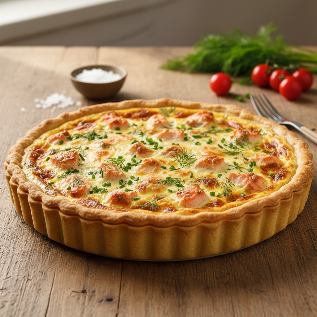 MAITSEELAMUS | Lihtne ja suussulav lõhe-quiche’i retsept