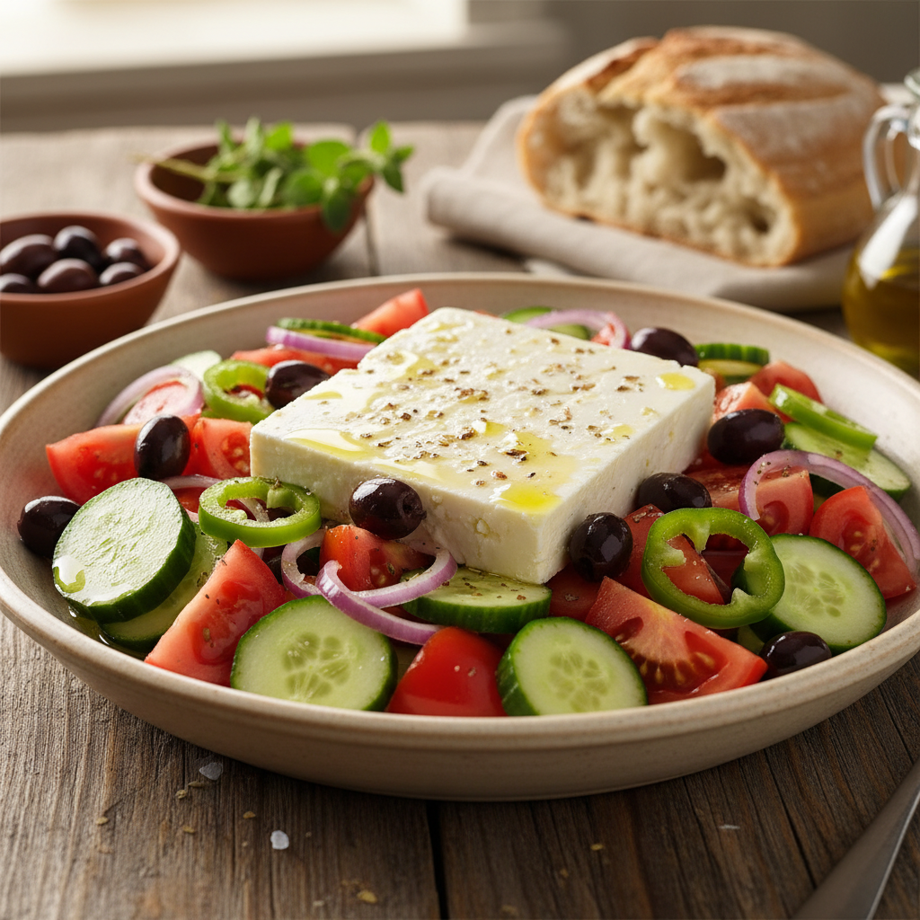 Tõeline Kreeka salat: üks nipp teeb roa eriti maitsvaks