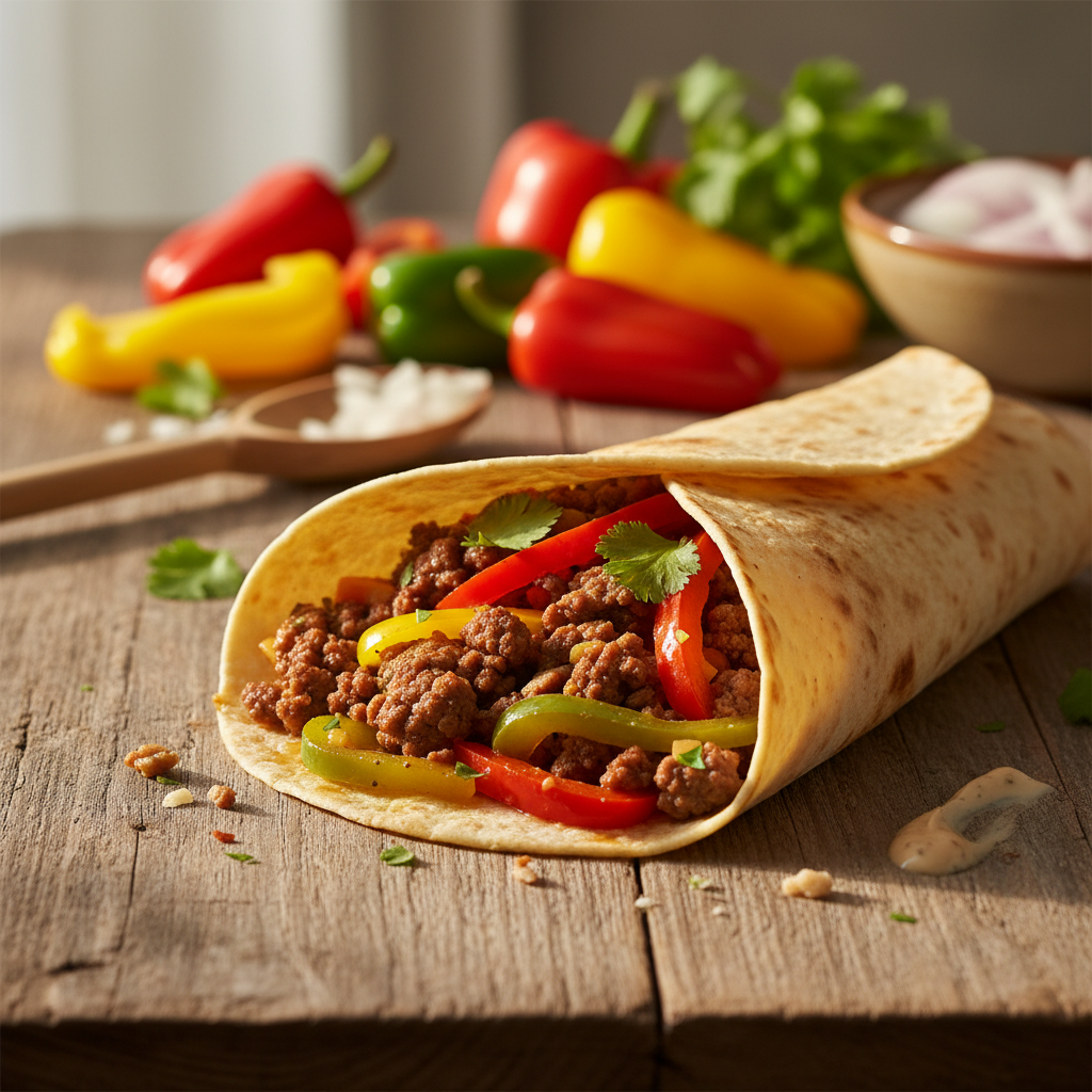 Kiire hakkliha-köögiviljatortilla: maitsev ja toitev eine
