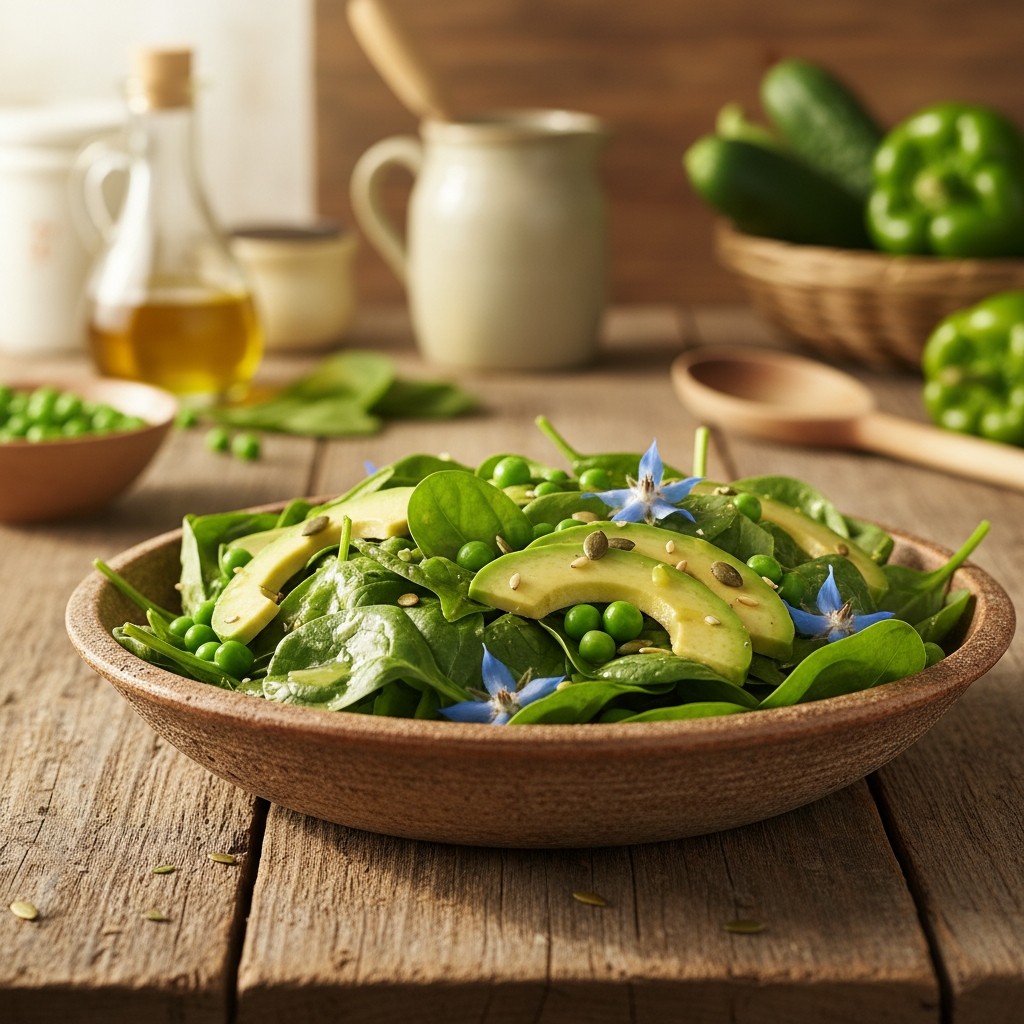 Lihtne ja värske: avokaado-hernesalat igaks toidukorraks