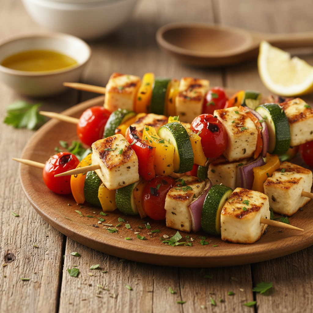 Suvised halloumi-grillvardad: parim alternatiiv lihale